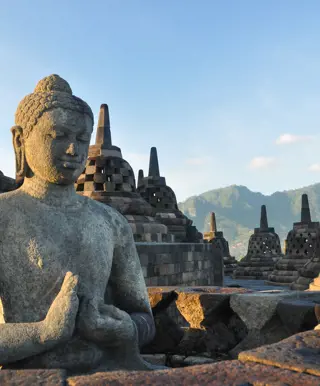 Borobudur, ein grandioses buddhistisches Meisterwerk